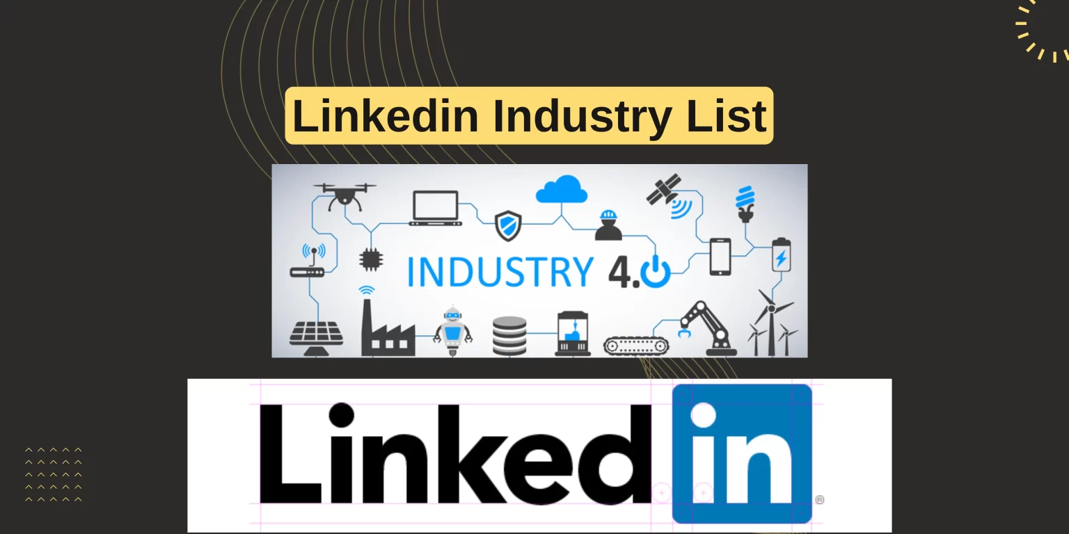linkedin industry list