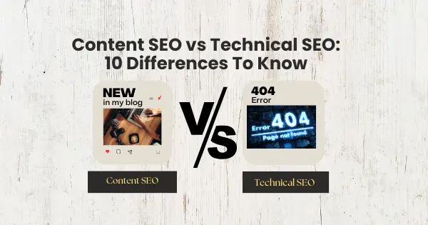 Content seo vs technical seo