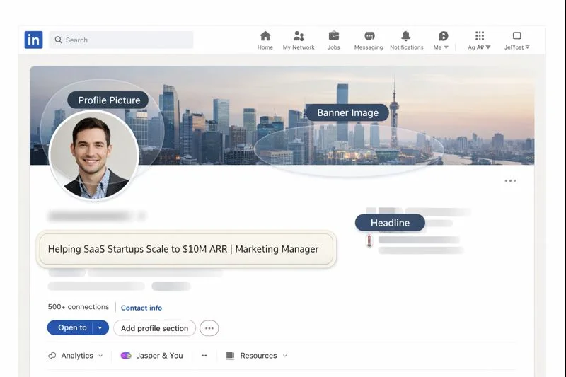 3. Key sections of an optimized LinkedIn profile that build trust